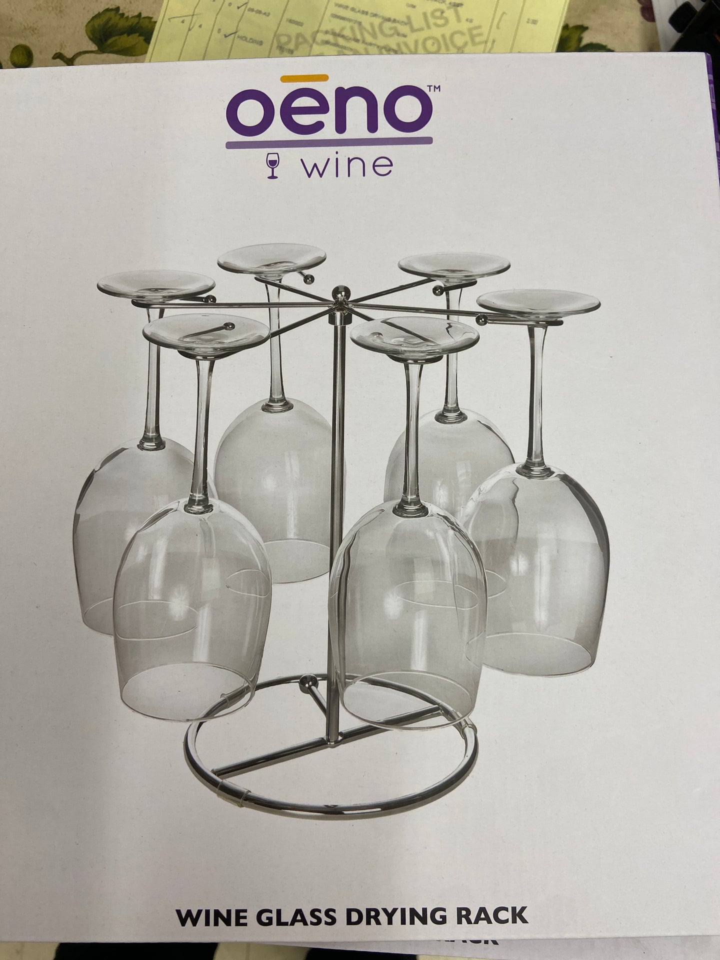 10121 Oeno Wine Glass Drying Rack